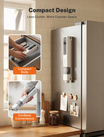 S7 Pro Handheld Vacuum Sealer with 30-Piece Starter Kit