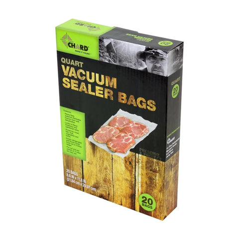 20 Pics Quart Size Vacuum Sealer Bags